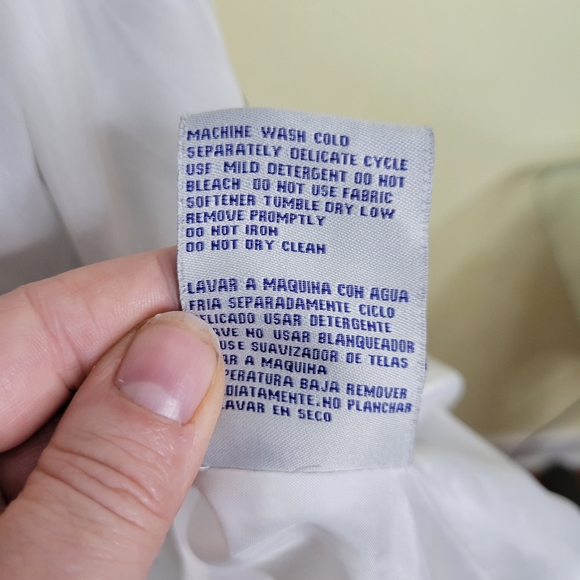 Womans Weather Tamer Short Trench Coat Black/gray/white Size Small - Picture 15 of 15